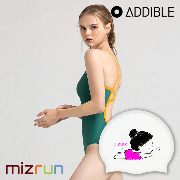 애디블 / 여자 수영복 세트 ASWGR026 + 디자인 수모 증정