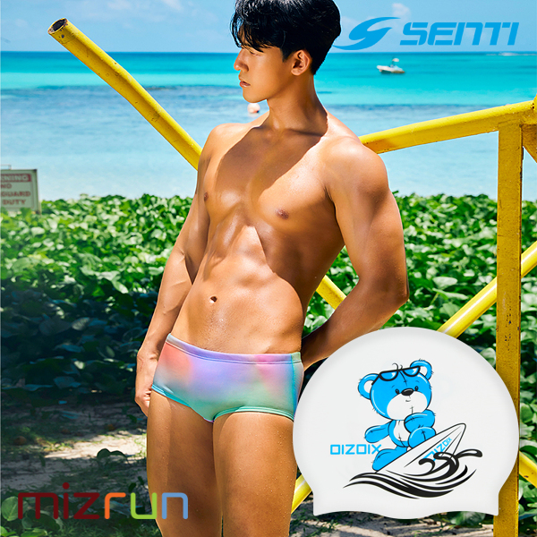 센티 / 남자 세미 숏사각 수영복 데이드림 RB MSP-23468 + 디자인 수모 증정
